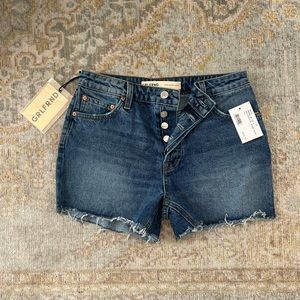 GRLFRND Blue Denim Jean Shorts Size 24